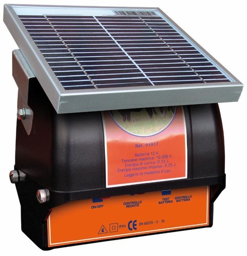 Elettrificatore con pannello - elettrificatore,