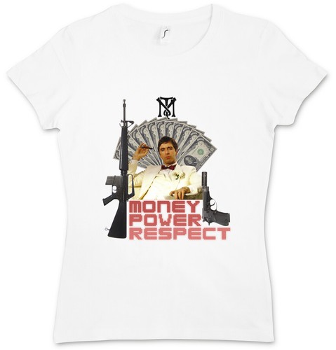 Maglietta donna money power - maglietta,