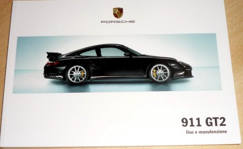 Porsche 911 gt2 libretto - porsche, (997),libretto