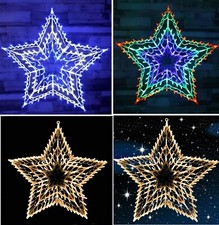 Luci Stella di Natale Luce Silhouette Decorazione Finestra di Natale Interno Esterno Nuovo