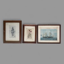 Lot 3 Paintings With Prints