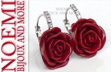 ORECCHINI DONNA ROSA ARGENTO