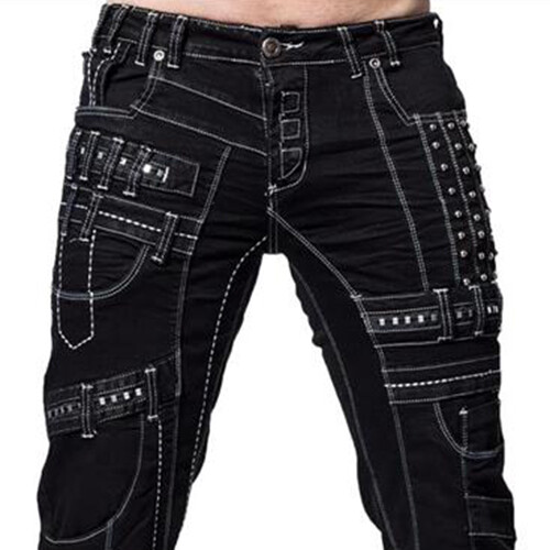 Jeans uomo kosmo lupo tape - k&m,
