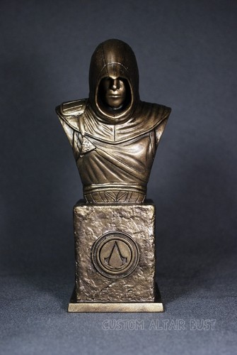 Statua busto finto bronzo - busto, in