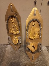 Piastre Attacchi Sci D'epoca Acqua Nautici Vintage Anni 40 Collezione 