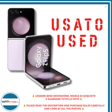 Samsung Galaxy Z Flip5 Lavanda 512GB – USATO, Buono Stato + COVER Trasparente