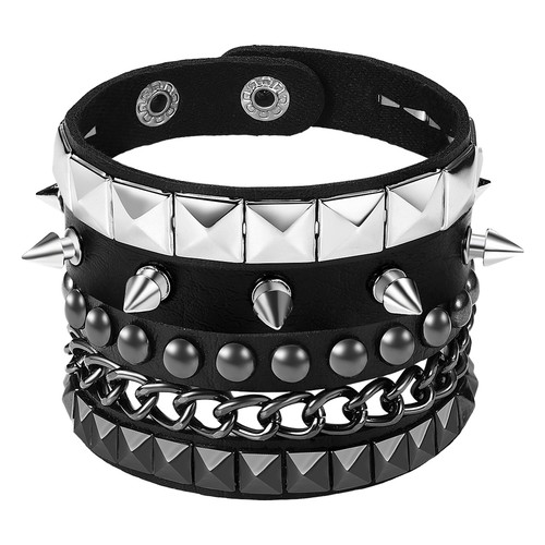 Set pezzi bracciale - pezzi, pelle