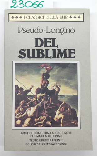Pseudo longino del - pseudo-longino, sublime