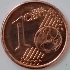 Moneta da 1 Centesimo di Euro