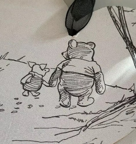Winnie the pooh cuore legno - pooh,