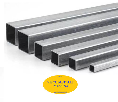 Tubo quadro acciaio - acciaio, inox