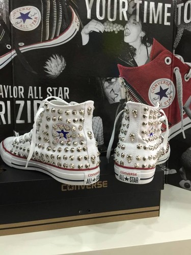 Scarpe converse bianche alte - scarpe,