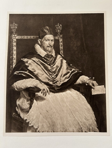 Stampa antica ritratto papa - stampa,