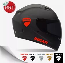 4 adesivi per casco moto DUCATI decalcomanie logo monster bike vinile