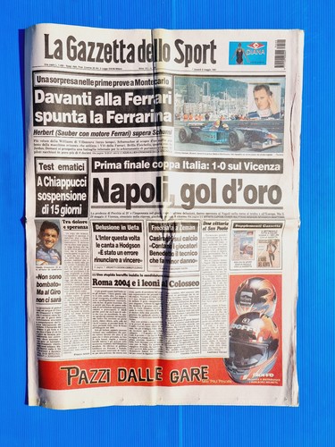 Gazzetta dello sport maggio - dello, 9