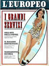 EUROPEO 1967=MARTINE BESWICK COVER MAGAZINE JAMES BOND GIRLS=LENI RIEFENSTAHL=