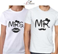 COPPIA T-SHIRT MR e MRS