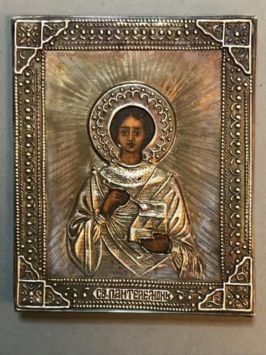 Icona ortodossa russa argento - ortodossa,