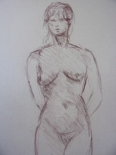 Studio di Donna Nuda. Disegno