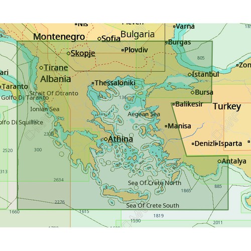 Map cartografia max - c-map, max-n+