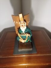 Polena in terracotta.Pezzo unico artigianale dipinto a mano.