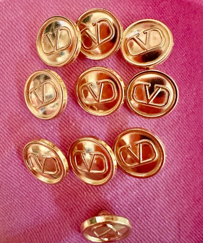 Bottoni valentino oro - 10,