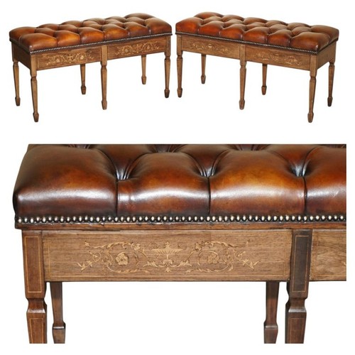 Coppia antiche panche - coppia,