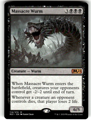 Massacre wurm core set - wurm, 2021