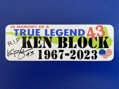 Adesivo ken block - block, auto