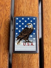 Accendino Zippo USA aquila In Buone Condizioni Lighter Briquet 1991