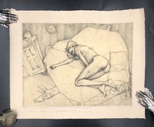 UGO ATTARDI - ACQUAFORTE firmata con dedica a ROSSANA OMBRES Tiratura 61/100