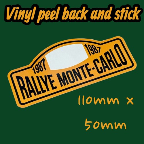 Adesivo vinile rally - adesivo,