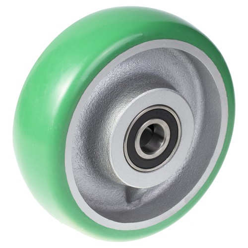 160mm ruota con verde convesso - 160mm,