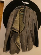 giacca biker pelle pecora ams