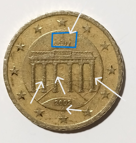 Moneta cent germania - moneta, 50