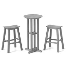 Set tavolo e sedia da bar in