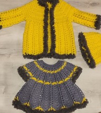 Girl's dress (coat, dress and