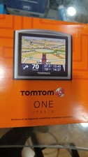 tom tom one italia navigatore satellitare + caricabatteria da auto