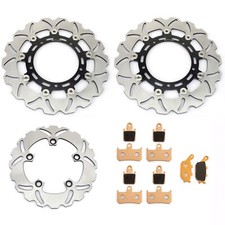 2 Front 1 Rear Brake Rotors