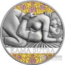 KAMA SUTRA III Momenti d'amore 1 oz moneta argento 1000 franchi Camerun 2026