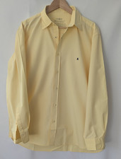 Camicia gialla Gaastra manica lunga cotone con colletto taglia L