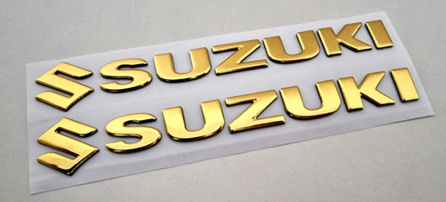 Suzuki gold badge lettere - gold,