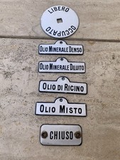 Insegna Targa Tabella Smaltata