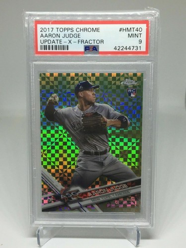 Aaron judge 2017 - topps, chrome