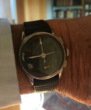 Cronografo militare, calibro Venus 170 (column wheel), anni '40/'50. Revisionato
