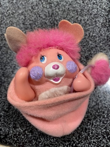 Peluche peluche rosa viola