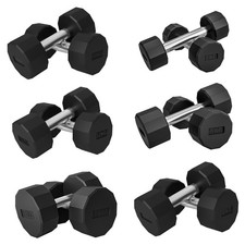 SPORTNOW Set 2 Manubri a 12