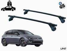 BARRE PORTATUTTO PORTAPACCHI TETTO PER VW GOLF 8 CINQUE PORTE DA 2020-ACCIAIO