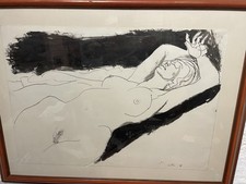 China Raffigurante Donna Svestita Renato Guttuso 1978