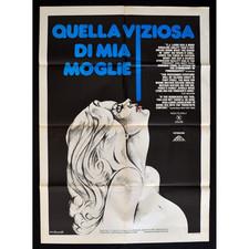 manifesto QUELLA VIZIOSA DI MIA MOGLIE sexy adults only erotico porno A254